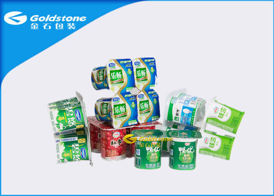 Easy Peel อลูมิเนียมปิดผนึกฝาฟิล์มม้วนหลายโครงสร้างการพิมพ์ที่มีสีสัน