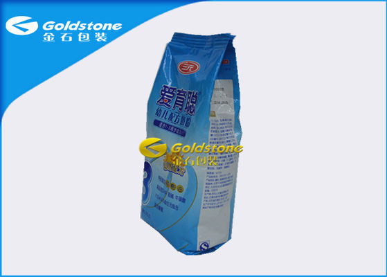 เกรดอาหารยืนขึ้นผงบรรจุภัณฑ์สำหรับเวย์โปรตีน / นมผง Quad Seal
