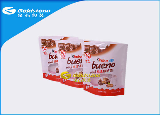 Anti Leakage ยืนขึ้นถุงบรรจุภัณฑ์ที่มีเส้นตรง Easy Peel Off