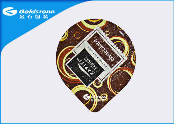 Pre Cut Heat Seal Lids ผลิตภัณฑ์นมบรรจุภัณฑ์อาหาร / ฟิล์มพลาสติก Peelable