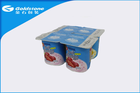 ฟิล์มปิดผนึกอลูมิเนียมปลอดสนิม Rollstock ด้วยวัสดุกันสะเทือนการพิมพ์ที่ละเอียดอ่อน
