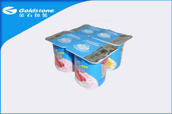 ฟิล์มปิดผนึกอลูมิเนียมปลอดสนิม Rollstock ด้วยวัสดุกันสะเทือนการพิมพ์ที่ละเอียดอ่อน