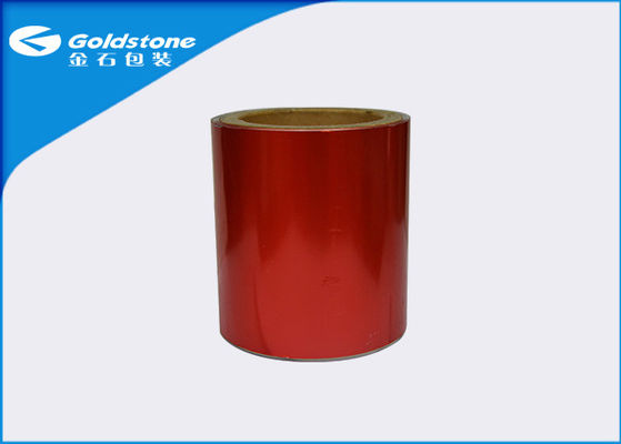 ฟอยล์ลามิเนตสีสัน AL Cap สำหรับขวดพลาสติกทนต่ออุณหภูมิสูง